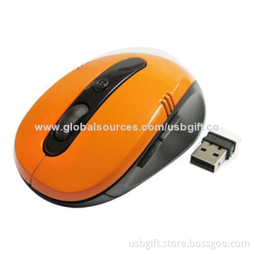 2.4G Wireless Mouse, Portable Design, Plug-and-play Function